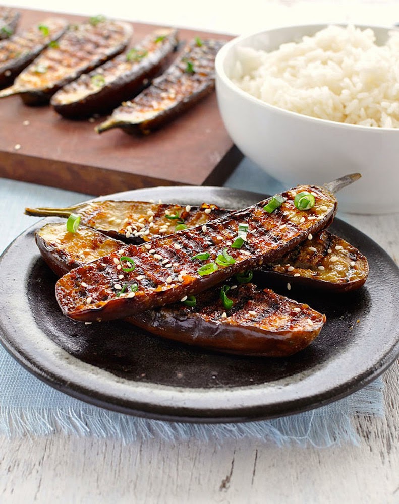 http://www.recipetineats.com/grilled-miso-glazed-japanese-eggplant/